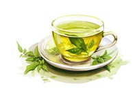 Tea saucer drink plant. AI generated Image by rawpixel.