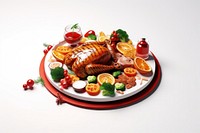 Dinner food supper plate. AI generated Image by rawpixel.