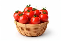 Tomato basket vegetable plant. 