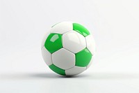 Football sports soccer white background. 