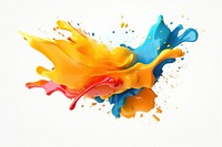 Backgrounds paint white background splattered. AI generated Image by rawpixel.