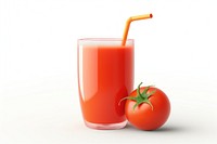 Tomato juice vegetable drink. 