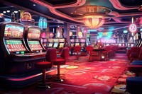 Casino nightlife gambling game. 