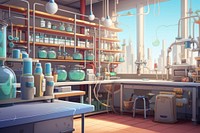 Architecture building factory lab. AI generated Image by rawpixel.