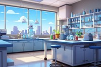 Laboratory kitchen room architecture. AI generated Image by rawpixel.