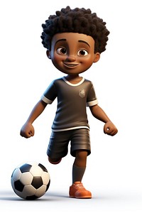 Football cartoon sports black. 