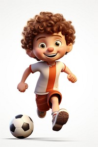 Football cartoon sports toy. 