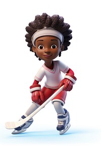 Hockey figurine cartoon sports. 