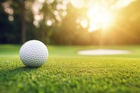 Grass golf ball outdoors. AI generated Image by rawpixel.