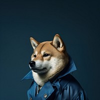 Dog portrait wildlife mammal. AI generated Image by rawpixel.