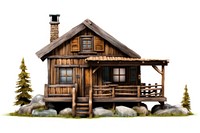 Architecture building house cabin. AI generated Image by rawpixel.