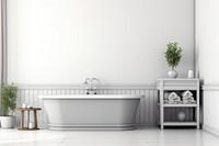 Bathroom bathtub architecture furniture. AI generated Image by rawpixel.