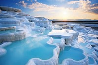 Mountain outdoors glacier nature. 