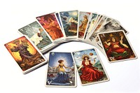 Tarot card painting art representation. 