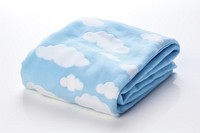 Towel cloud blue softness. 