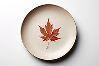 Fall season special dish plate plant leaf. AI generated Image by rawpixel.