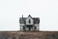 Haunted house architecture building outdoors. 