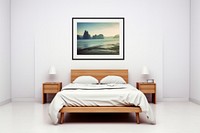 Bedroom furniture painting architecture. AI generated Image by rawpixel.