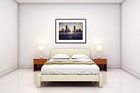 Bedroom furniture architecture comfortable. AI generated Image by rawpixel.