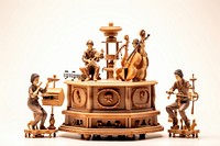 Music box figurine representation architecture. 