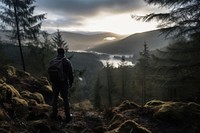 Wilderness adventure outdoors backpack. AI generated Image by rawpixel.