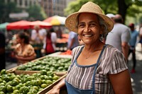 Market adult woman food. 