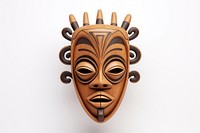 Mask totem wood face. AI generated Image by rawpixel.