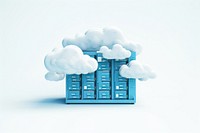 Cloud architecture letterbox building. AI generated Image by rawpixel.
