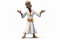 Figurine cartoon adult white background. AI generated Image by rawpixel.