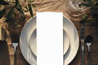 Wedding plate table fork. 