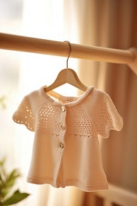 Sweater apparel blouse coathanger. 