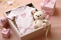 Baby box pink toy. 