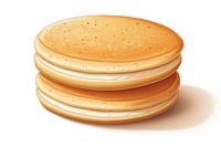 Dorayaki food pancake bread. AI generated Image by rawpixel.