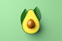 Avocado fruit plant food. 