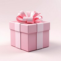 Gift box birthday pink. 