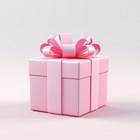 Gift box birthday pink. 