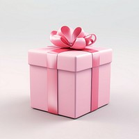 Gift box birthday pink. 