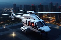 Helicopter aircraft outdoors vehicle. 