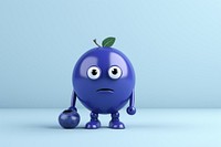 Purple fruit plant blue. AI generated Image by rawpixel.