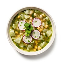 Green pozole food soup meal. AI generated Image by rawpixel.