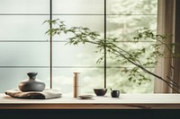 Windowsill architecture houseplant flowerpot. AI generated Image by rawpixel.