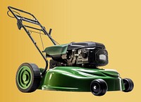 Lawn mower wheel grass. AI generated Image by rawpixel.