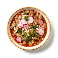 Pozole food soup meal. 