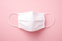 Face mask white underwear headgear. 