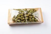 Cannabis plant food box. AI generated Image by rawpixel.