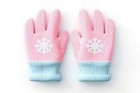 Glove white background snowflake clothing. AI generated Image by rawpixel.