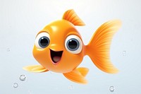 Goldfish cartoon animal pomacentridae. AI generated Image by rawpixel.