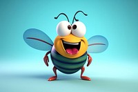 Bee animal insect fun. AI generated Image by rawpixel.