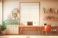 Architecture furniture building office. AI generated Image by rawpixel.