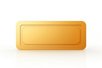 Gold text white background rectangle. 